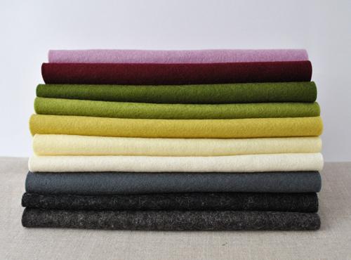 100% Wool felt sheets - 'Hellebore' Collection-Cloud Craft