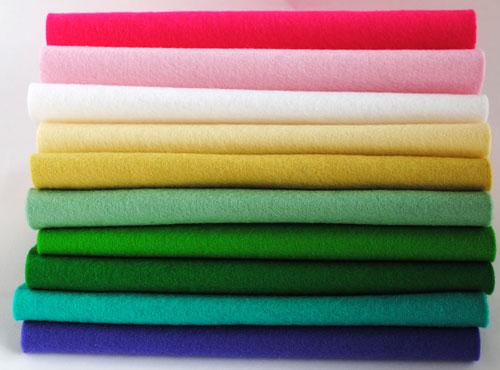 100% Wool felt sheets - 'Hydrangea' Collection-Cloud Craft