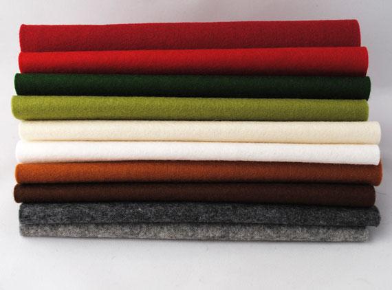 100% Wool felt sheets - 'Merry Craftmas' Collection-Cloud Craft