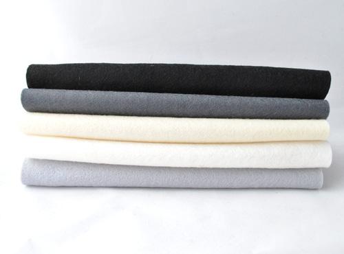 100% Wool felt sheets - 'Mono' Collection-Cloud Craft