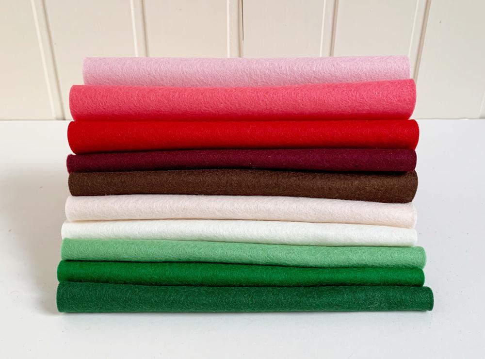100% Wool felt sheets - 'Pixie' Collection-Cloud Craft