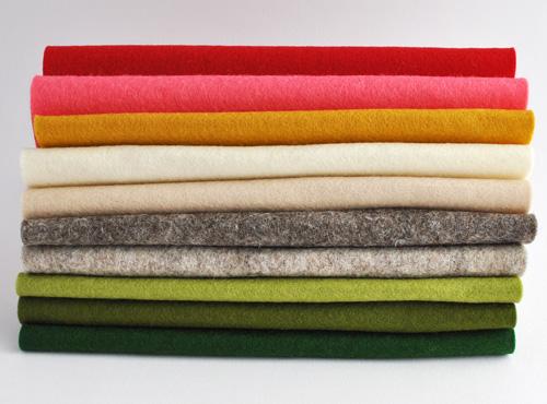 100% Wool felt sheets - 'Sugar and Spice' Collection-Cloud Craft