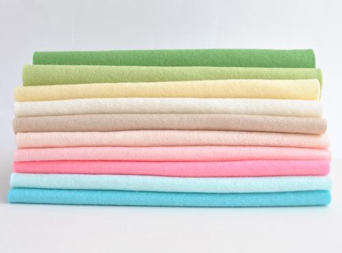 100% Wool felt sheets - 'Sweet Spring' Collection-Cloud Craft