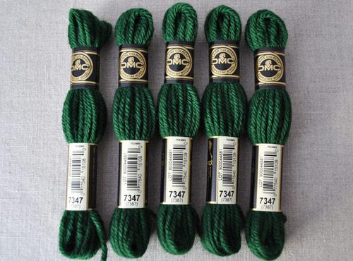DMC Tapestry Wool - 7347 - matches 'Forest' wool felt-Cloud Craft