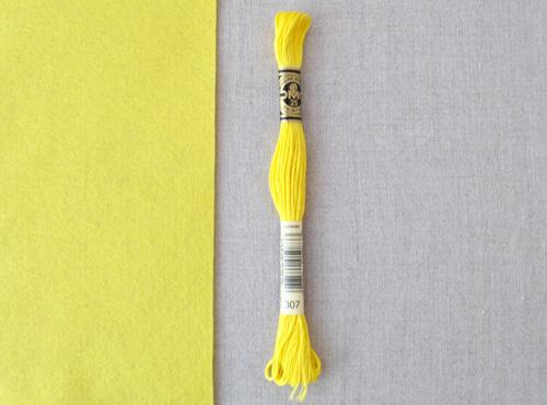 DMC stranded cotton embroidery thread - 307 - matches 'Zest'-Cloud Craft