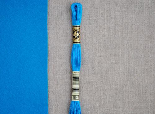 DMC stranded cotton embroidery thread - 3844 - matches 'Aegean'-Cloud Craft
