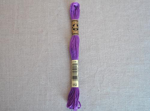 DMC stranded cotton embroidery thread - 552 - matches 'Carousel'-Cloud Craft