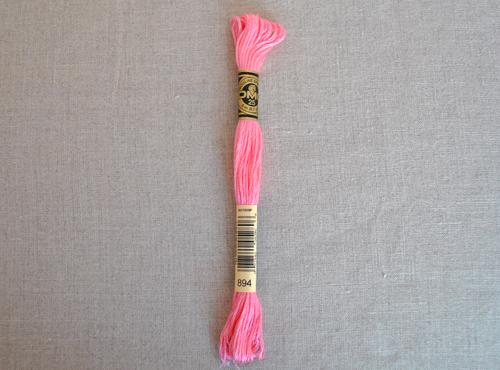 DMC stranded cotton embroidery thread - 894 - matches 'Bonbon'-Cloud Craft