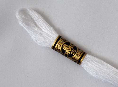 DMC stranded cotton embroidery thread - B5200-Cloud Craft