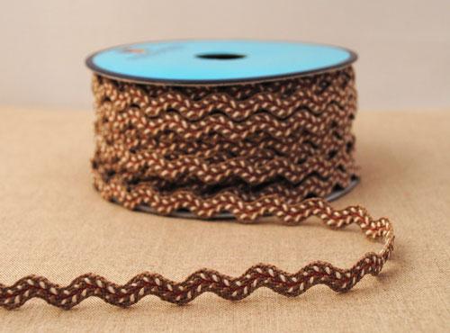 Embroidered ric rac trim-Cloud Craft