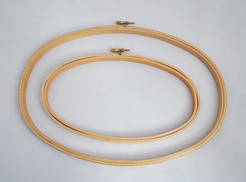 Oval Embroidery Hoops-Cloud Craft